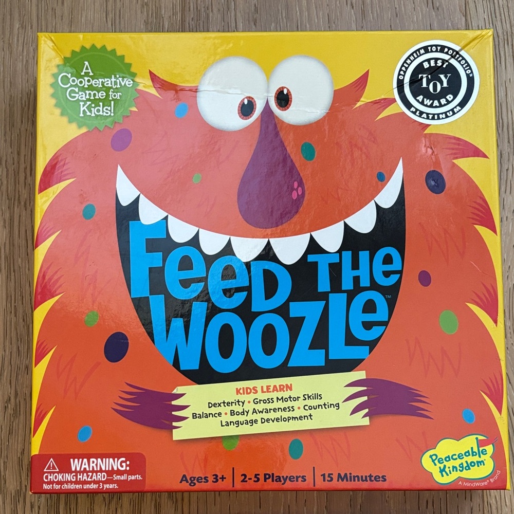Feed The Woozle Cooperative Game - ages 3 plus